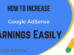 How to Increase AdSense Earnings